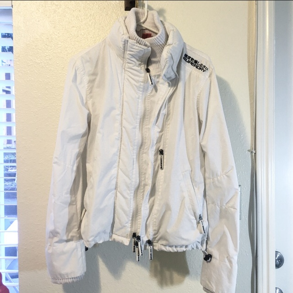 Superdry women’s Windcheater (white, size M)